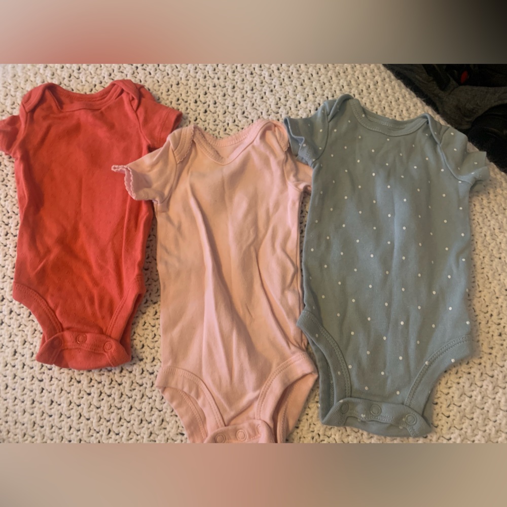 3 Pack Baby Onesies